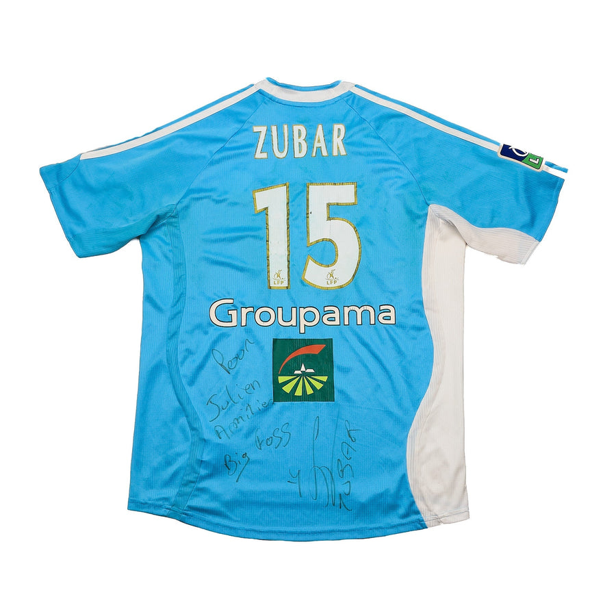 2006/07 Marseille Zubar #15 *Spielerversion+Signiert* Auswärtstrikot (L) Adidas