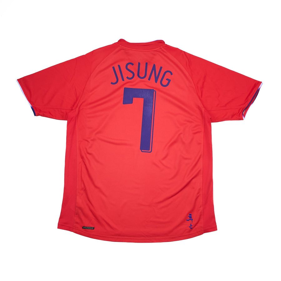 2006/08 Südkorea Ji Sung #7 Heimtrikot (L) Nike