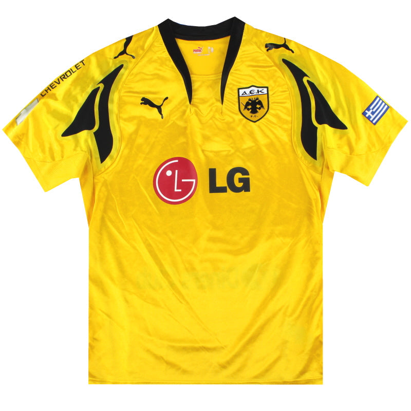2007-08 AEK Athens Puma Heimtrikot L