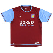 2007-08 Aston Villa Nike Heimtrikot XL