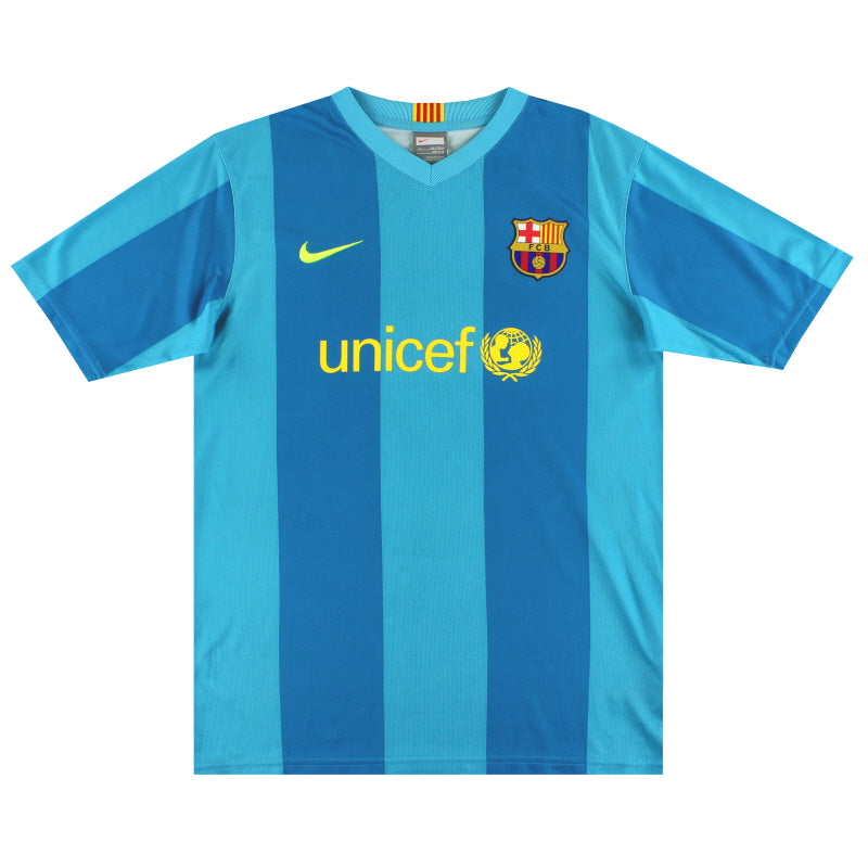 2007-08 Barcelona Nike Basic Away Shirt M