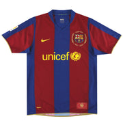 2007-08 Barcelona Nike Heimtrikot S
