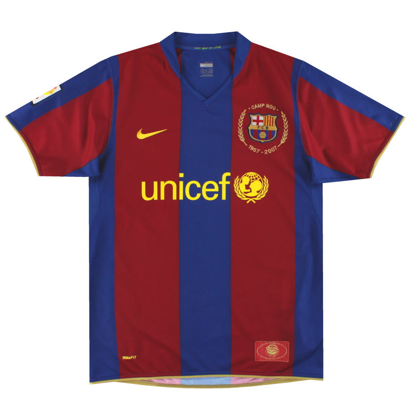 2007-08 Barcelona Nike Heimtrikot S