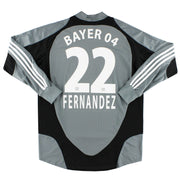 2007-08 Bayer Leverkusen Spieler-Torwarttrikot Fernandez #22 L