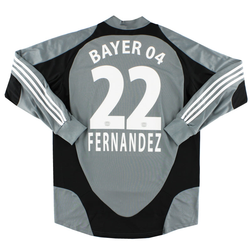 2007-08 Bayer Leverkusen Spieler-Torwarttrikot Fernandez #22 L