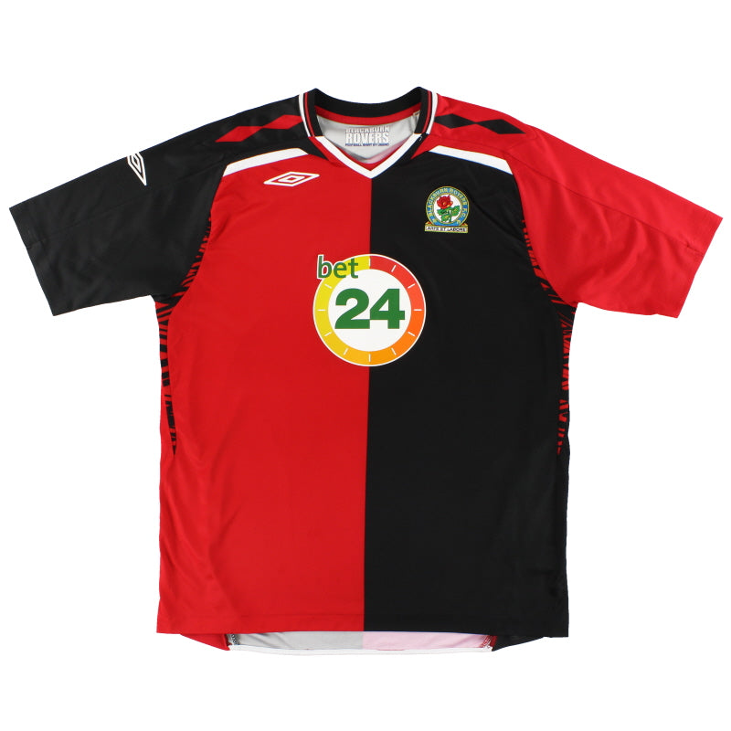 2007-08 Blackburn Umbro Auswärtstrikot XL.Jungen