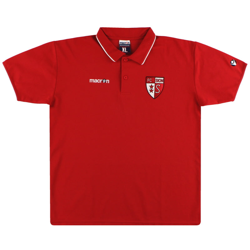 2007-08 FC Sion Macron Polohemd *Neuwertig* XL