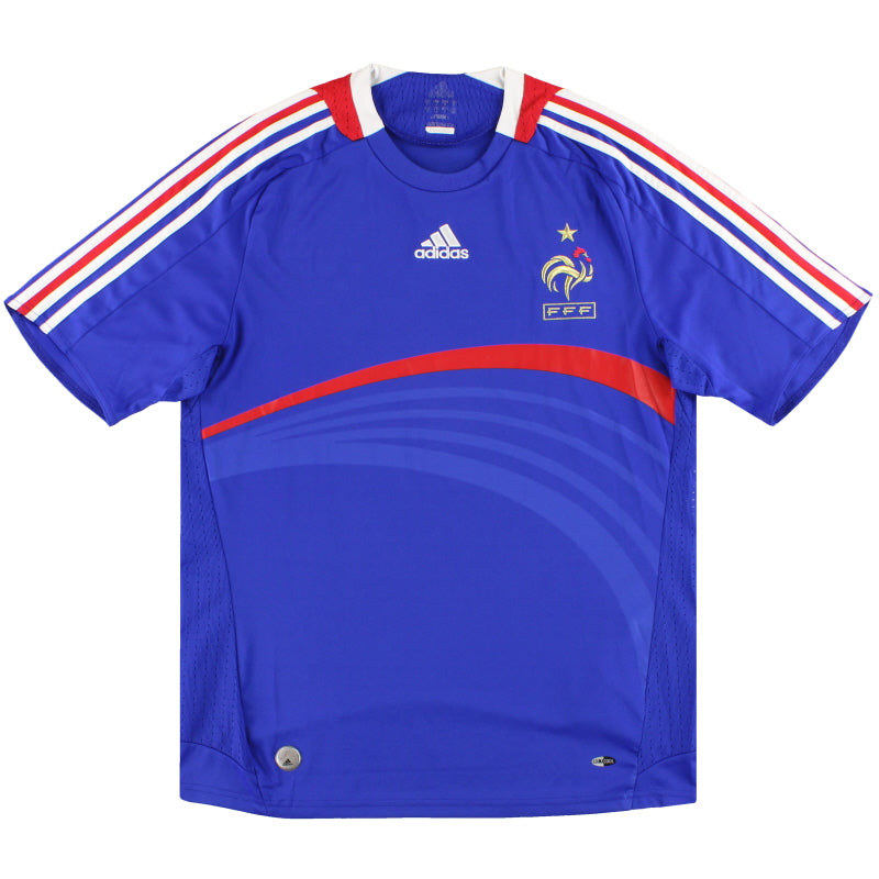 2007-08 Frankreich adidas Heimtrikot M