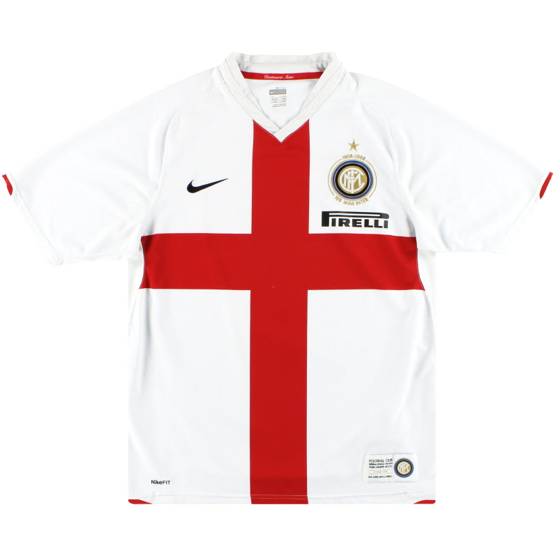 2007-08 Inter Mailand Nike Jahrhundert-Auswärtstrikot XXL