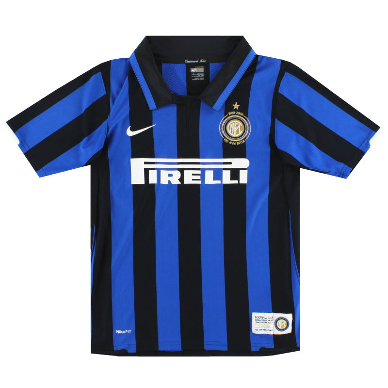 2007-08 Inter Mailand Nike Centenary Heimtrikot Gr. Boys S