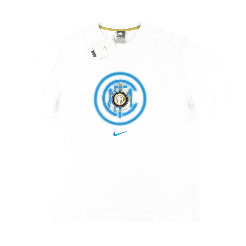 2007-08 Inter Mailand Nike Grafik T-Shirt *mit Etiketten* XXL