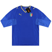 2007-08 Italien Puma Player Issue Heimtrikot L/S *mit Etiketten* XL