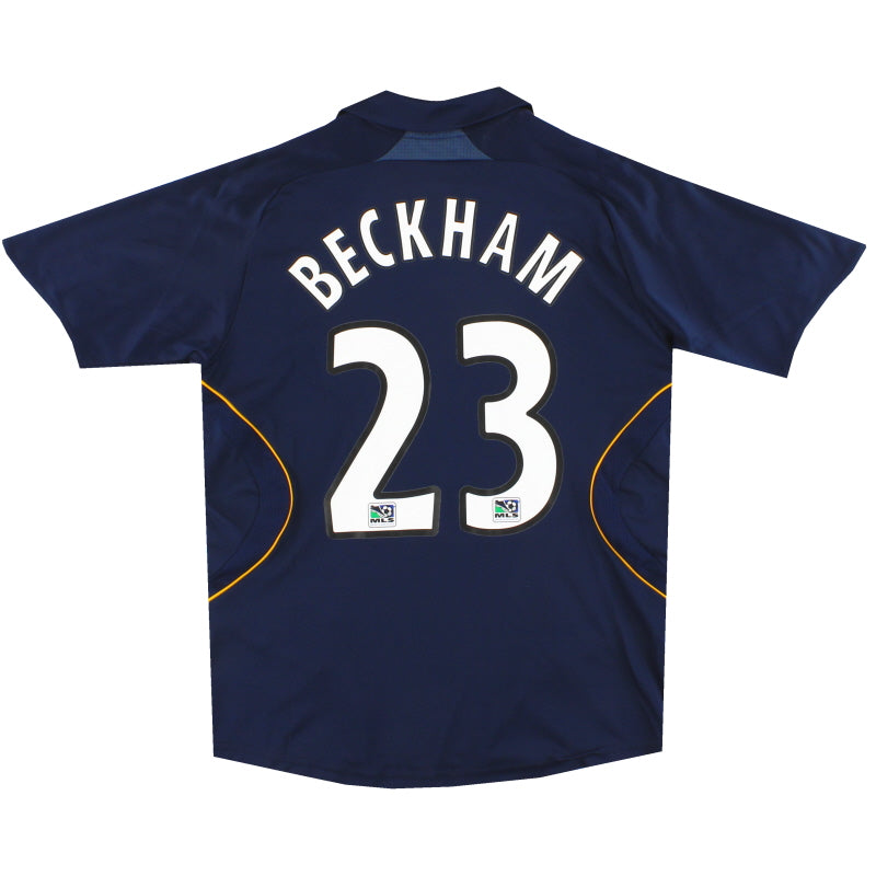 2007-08 LA Galaxy adidas Auswärtstrikot Beckham #23 Jungen
