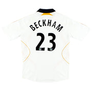 2007-08 LA Galaxy adidas Heimtrikot Beckham #23 *mit Etiketten* S