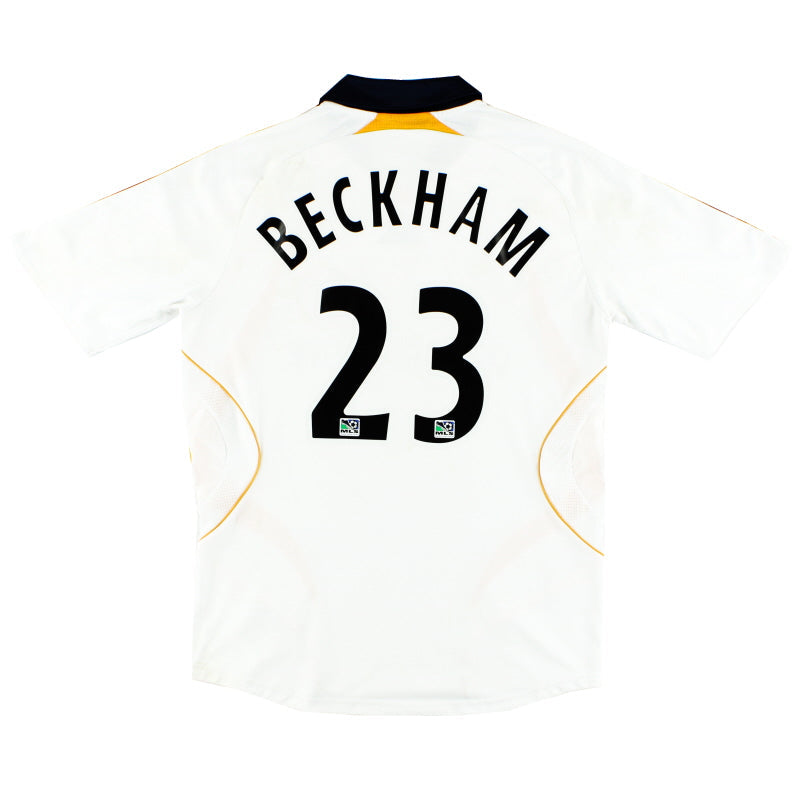 2007-08 LA Galaxy adidas Heimtrikot Beckham #23 XL