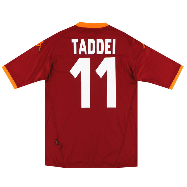 2007-08 Roma Kappa Home Shirt Taddei #11 *As New* XL