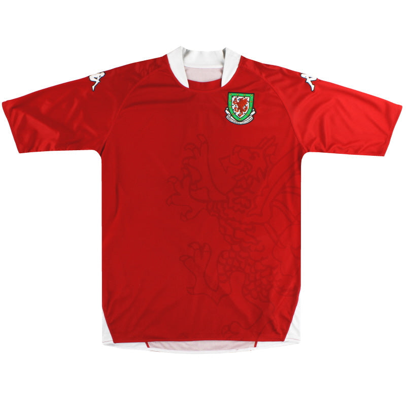 2007-08 Wales Kappa Heimtrikot *Neuwertig* L