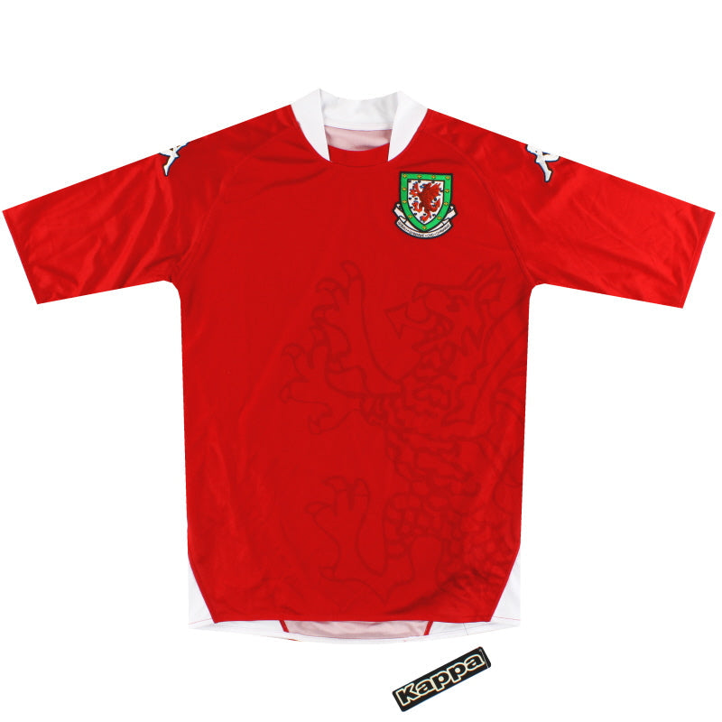 2007-08 Wales Kappa Heimtrikot *mit Etikett* M