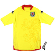 2007-08 Wales Kappa Auswärtstrikot (Spielerversion) *mit Etiketten* XXL