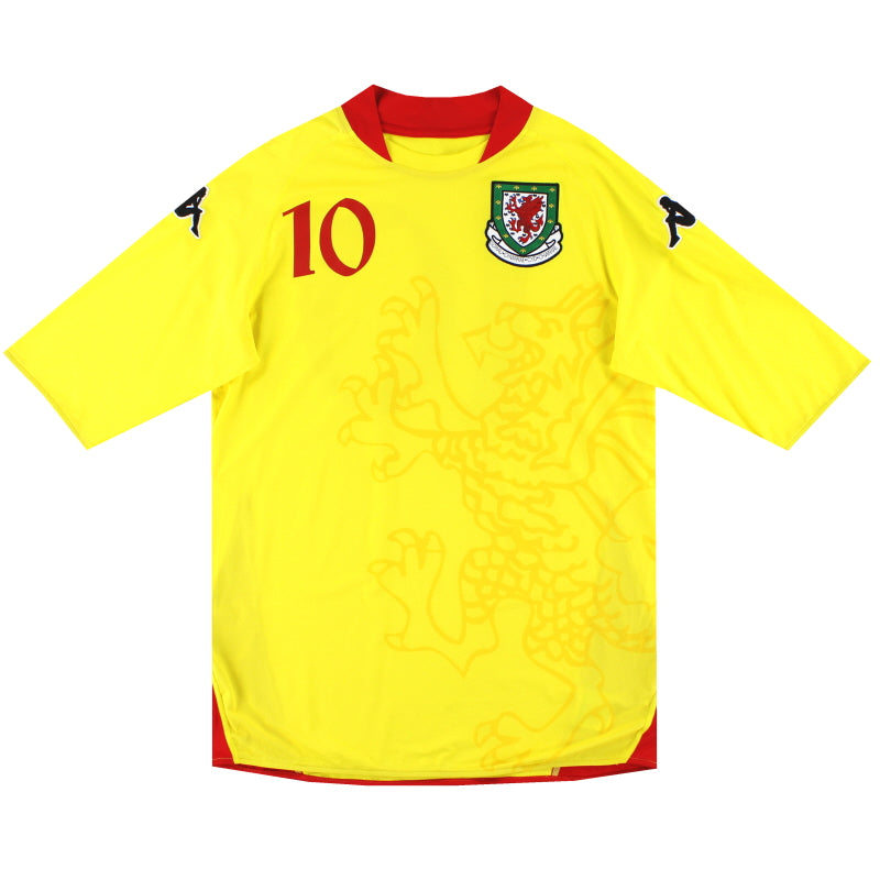 2007-08 Wales Kappa Player Issue Auswärtstrikot #10 XXL