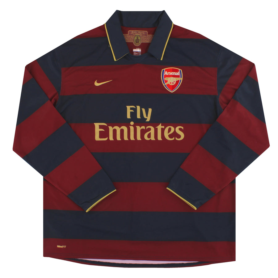 2007-08 Arsenal Nike Auswärtstrikot L/S XXL