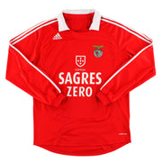 2007-08 Benfica adidas 'Formotion' Home Shirt L/S #25