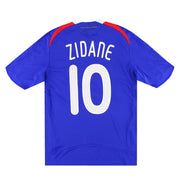 2007-08 Frankreich adidas Heimtrikot Zidane #10 S