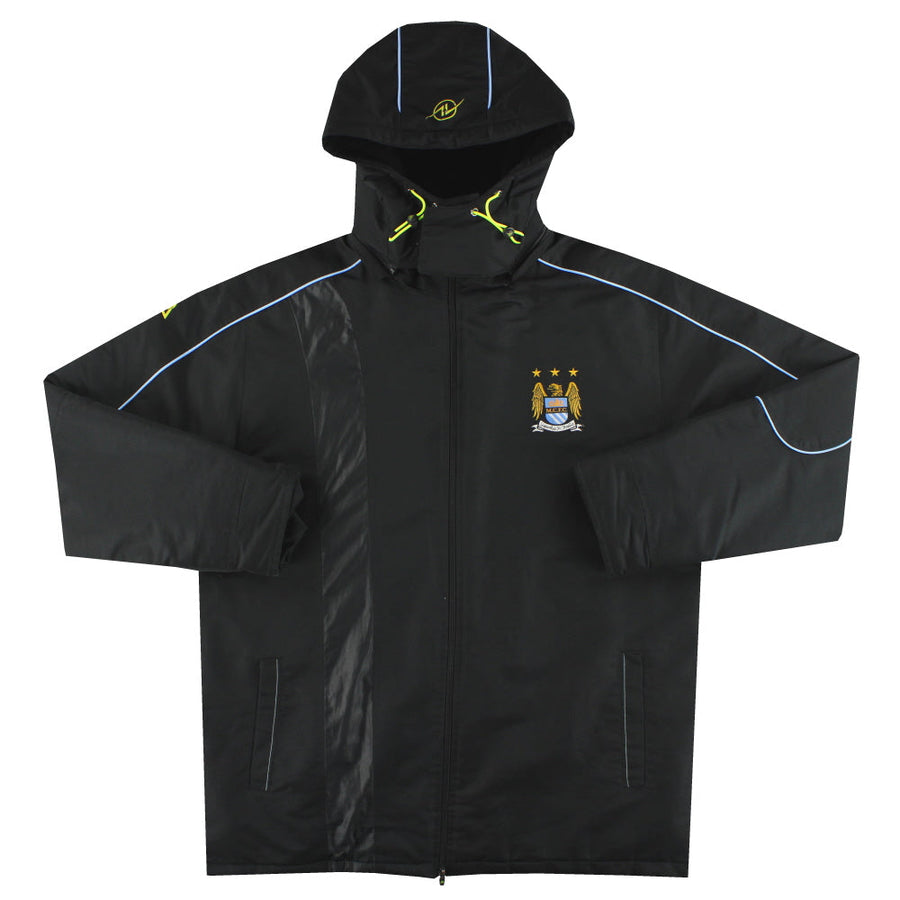 2007-08 Manchester City Le Coq Sportif Padded Bench Coat L - Classic Football Kit