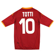 2007-08 Roma Kappa Heimtrikot Totti #10 L