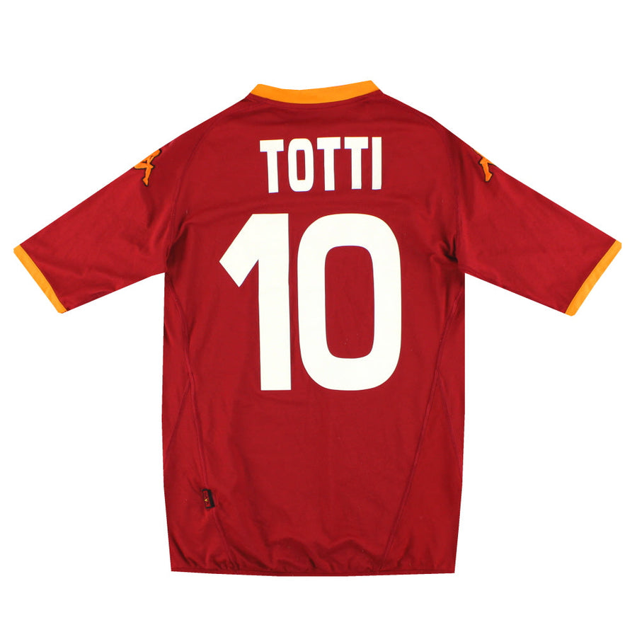 2007-08 Roma Kappa Heimtrikot Totti #10 L