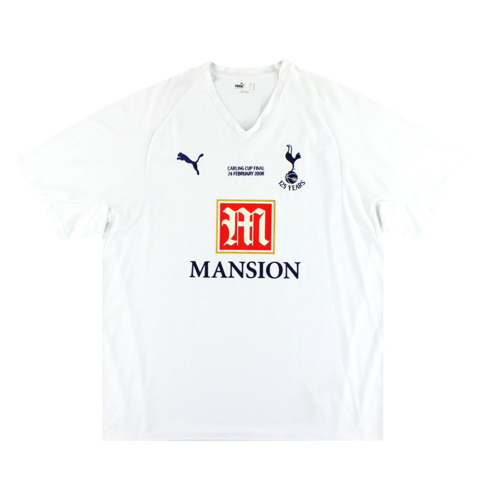 2007-08 Tottenham Puma '125 Year' 'Cup Final' Home Shirt XL