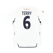 2007-09 England Umbro Heimtrikot Terry #6 S