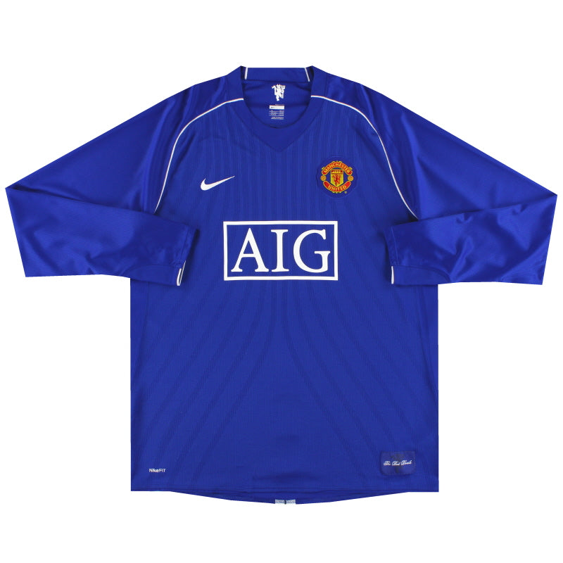 2007-09 Manchester United Nike Torwarttrikot *Neuwertig* L