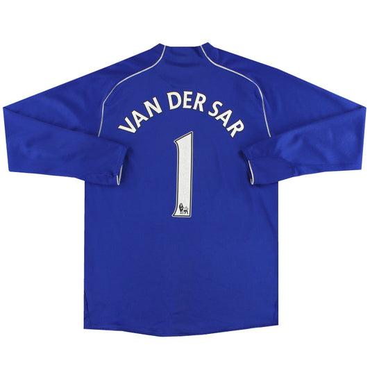 2007-09 Manchester United Nike Goalkeeper Shirt Van Der Sar #1 XXL