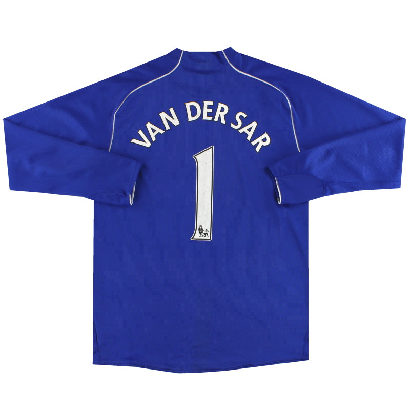 2007-09 Manchester United Nike Torwarttrikot Van Der Sar #1 XXL