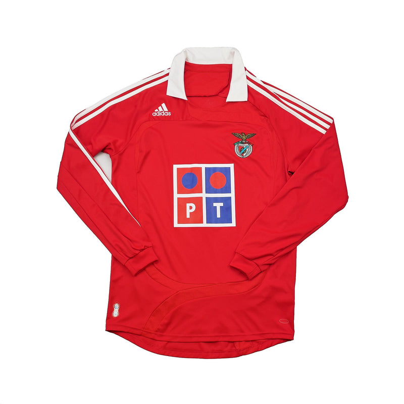 2007/08 Benfica Adu #30 L/S Home Shirt (M) Adidas