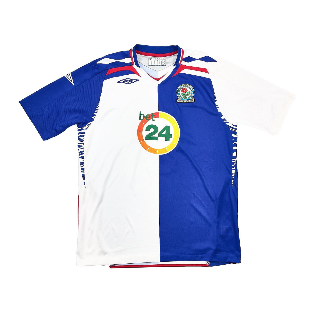 2007/08 BLACKBURN ROVERS TUGAY #5 HOME SHIRT (L) UMBRO