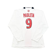 2007/08 PSG Pauleta #9 *Player Issue* Langarm-Auswärtstrikot (XL) Nike
