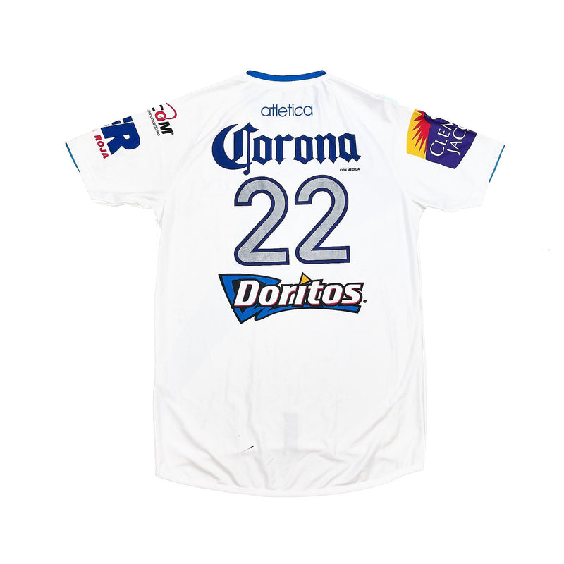 2007/08 PUEBLA #22 *SQUAD SIGNED* HOME SHIRT (S) ATLETICA