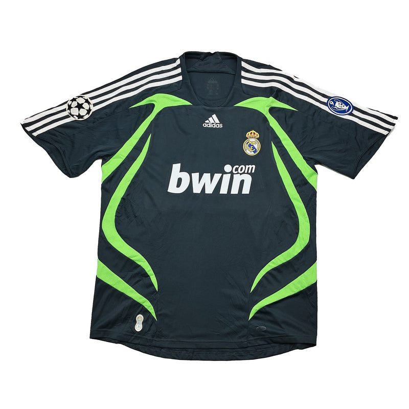 2007/08 Real Madrid Guti Haz #14 C/L Third Shirt (L) Adidas