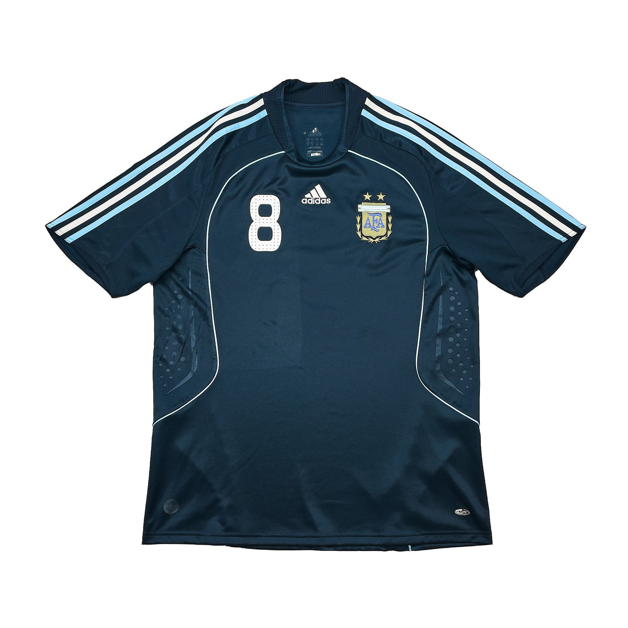 2007/09 Argentina Veron #8 Away Shirt (XL) Adidas