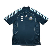 2007/09 Argentinien Veron #8 Auswärtstrikot (XL) Adidas