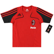 2008-09 AC Mailand adidas Freizeit-T-Shirt *mit Etikett* XS.Jungen