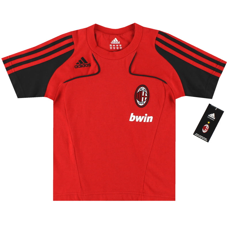 2008-09 AC Mailand adidas Freizeit-T-Shirt *mit Etikett* XS.Jungen