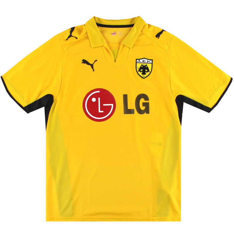 2008-09 AEK Athen Puma Heimtrikot L