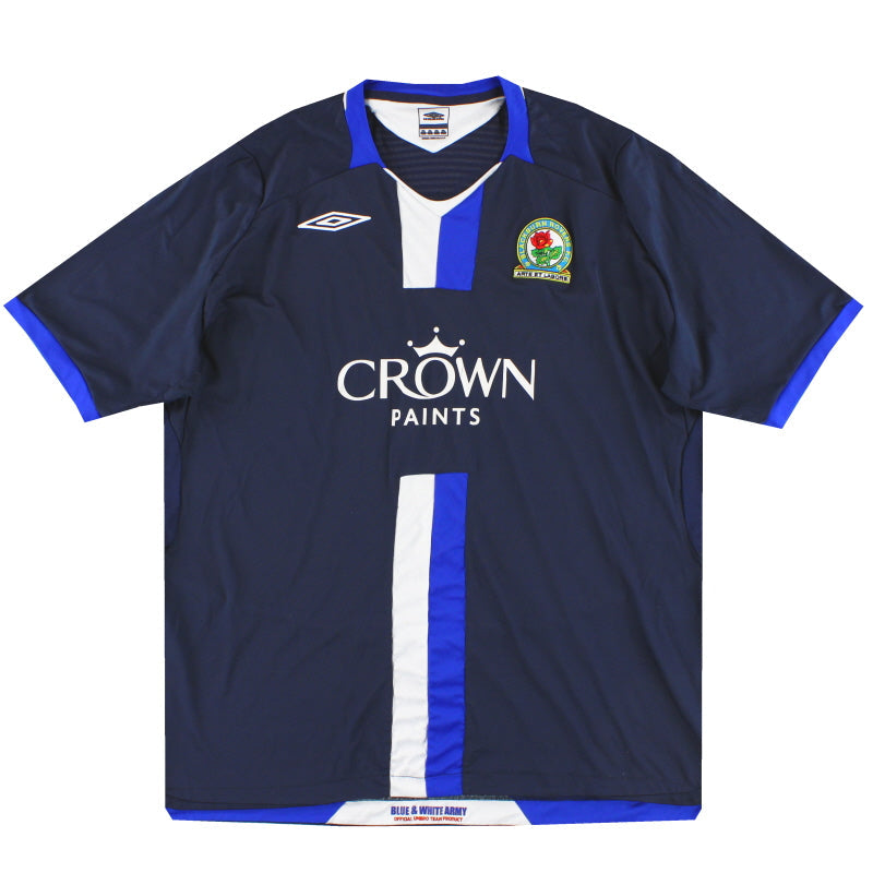 2008-09 Blackburn Umbro Auswärtstrikot M