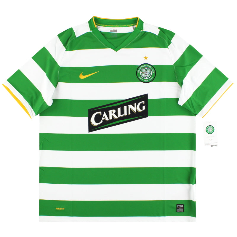 2008-09 Celtic Nike Heimtrikot *m/Etiketten* XL