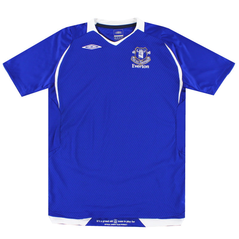 2008-09 Everton Umbro Heimtrikot *Neuwertig* XL.Jugend