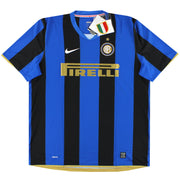 2008-09 Inter Mailand Nike Heimtrikot *mit Etikett* XXL