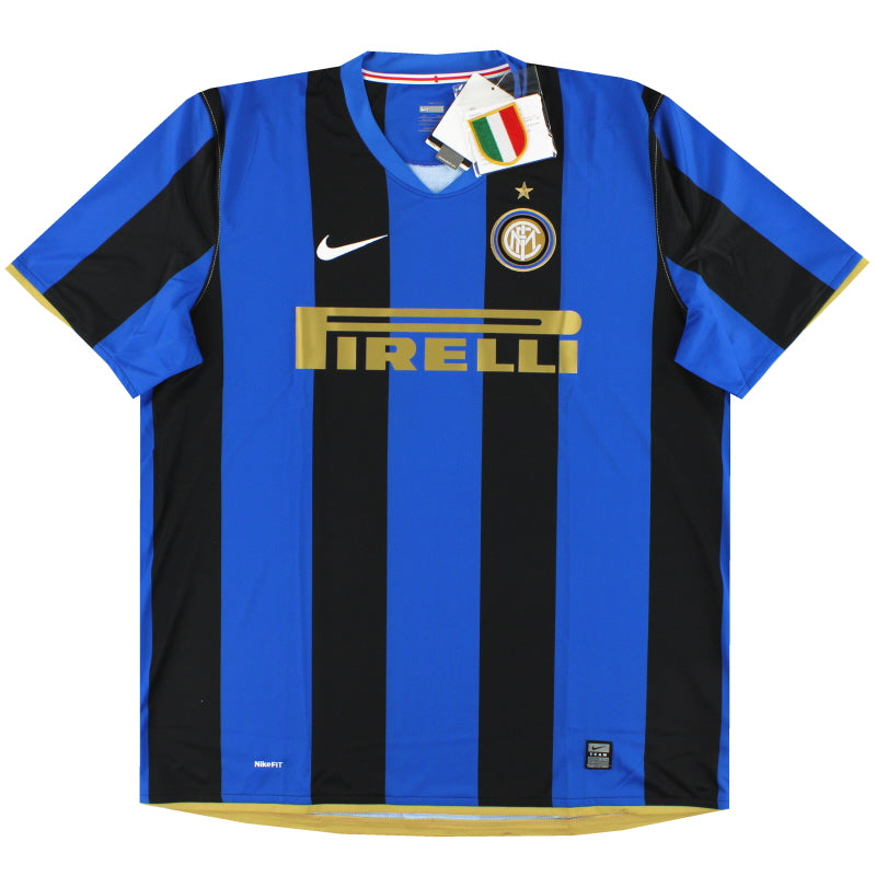 2008-09 Inter Mailand Nike Heimtrikot *mit Etikett* XXL